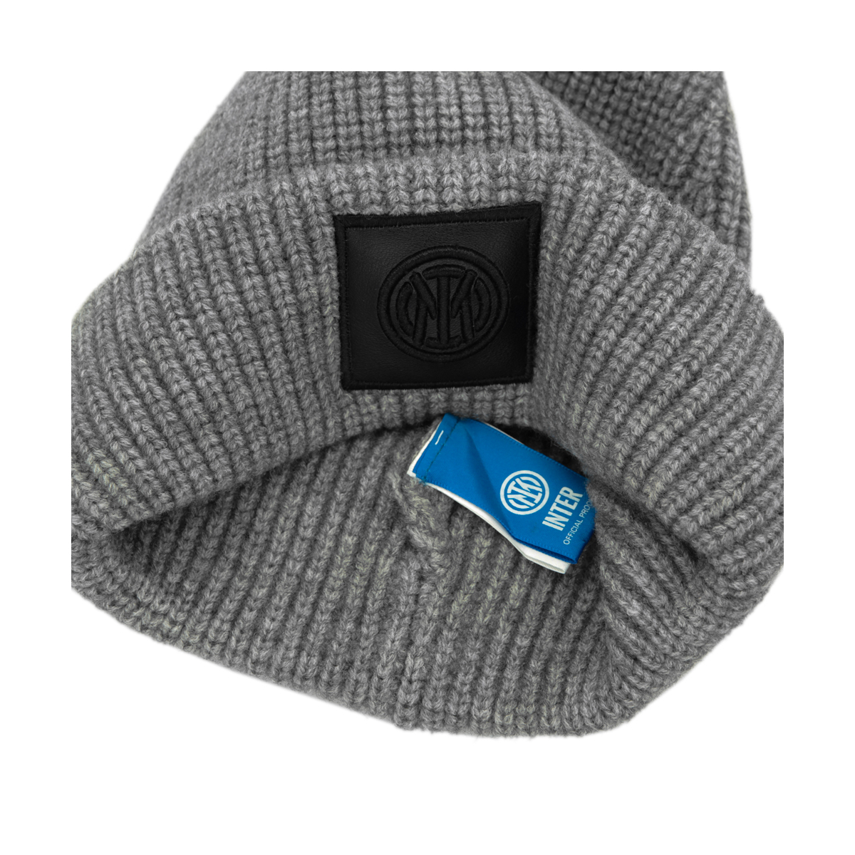 CAPPELLO SKIPPER GRIGIO PATCH PELLE RICAMATO 47%PC 31%PL 22%NY INTER