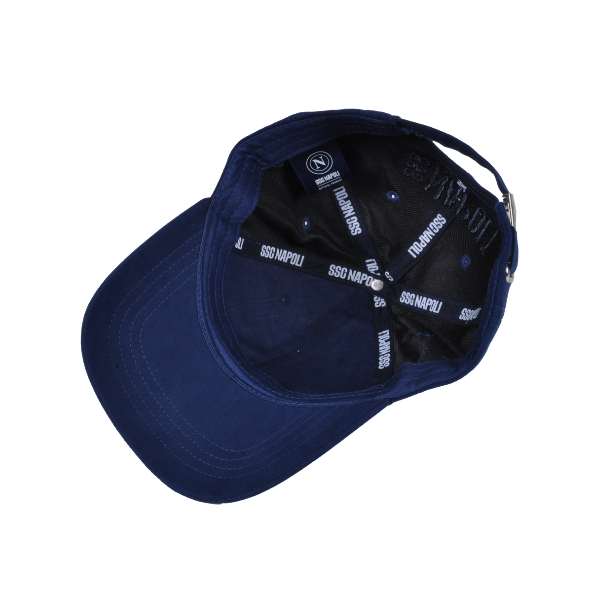 CAPPELLO BASEBALL ALCANTARA LOGO METAL 100%PL Enzo Castellano SSC NAPOLI