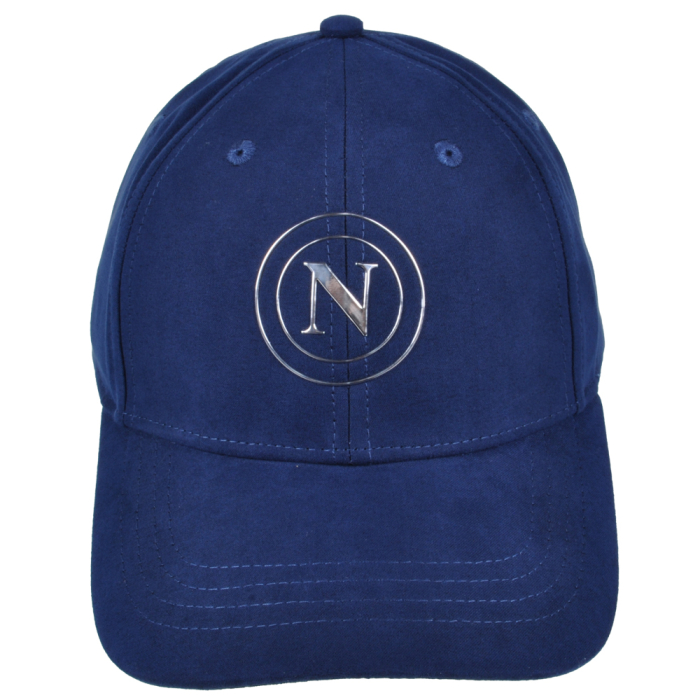 CAPPELLO BASEBALL ALCANTARA LOGO METAL 100%PL Enzo Castellano SSC NAPOLI
