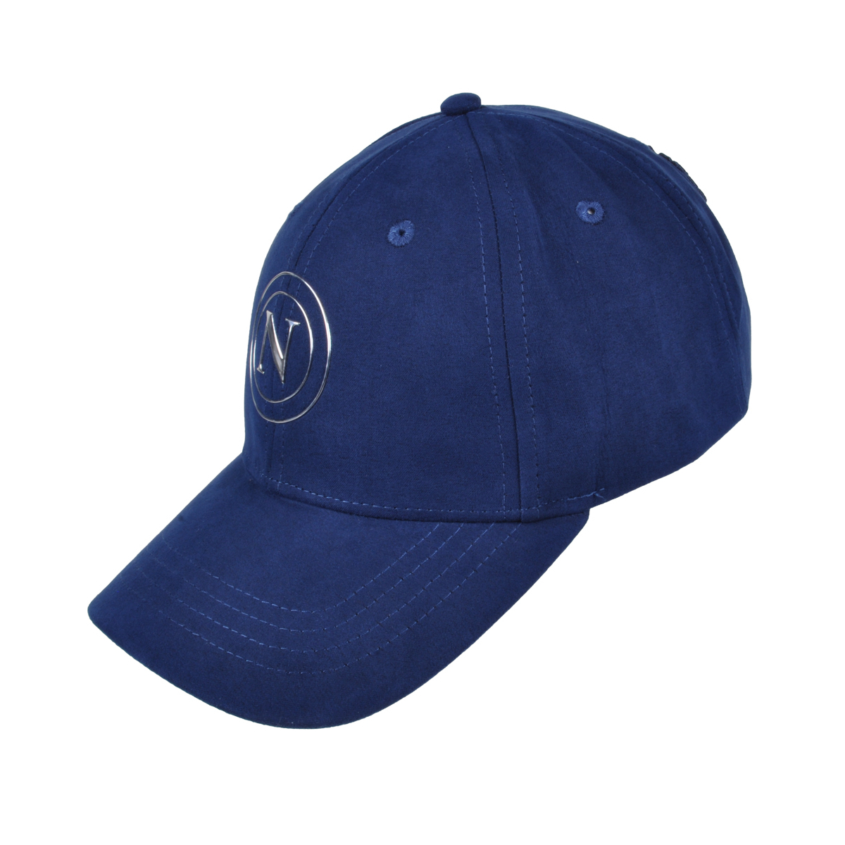 CAPPELLO BASEBALL ALCANTARA LOGO METAL 100%PL Enzo Castellano SSC NAPOLI