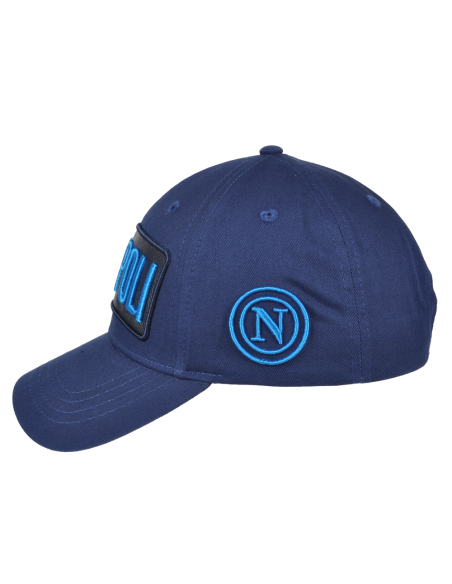 CAPPELLO BASEBALL PATCH PELLE RICAMO 100%CO Enzo Castellano SSC NAPOLI