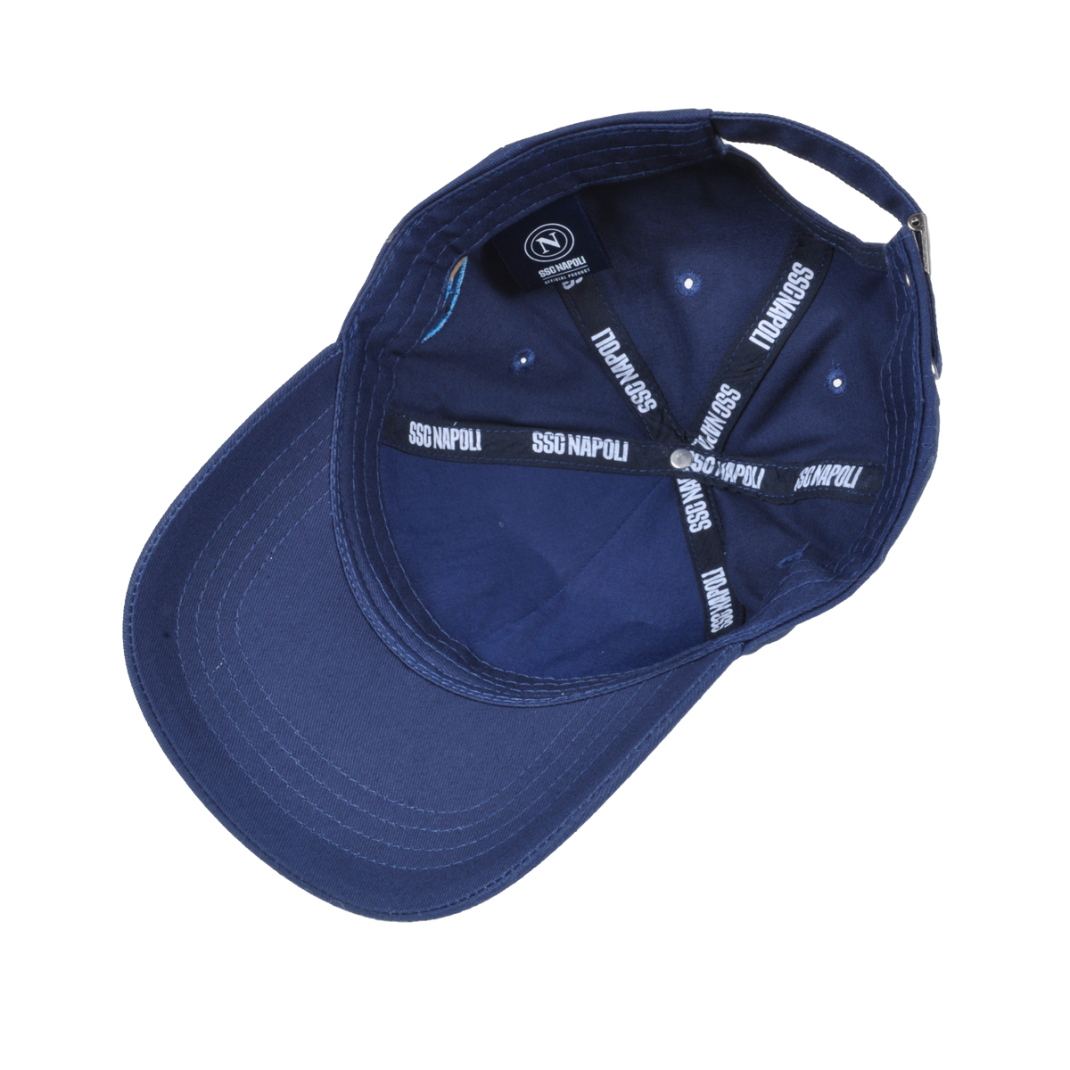 CAPPELLO BASEBALL PATCH PELLE RICAMO 100%CO Enzo Castellano SSC NAPOLI