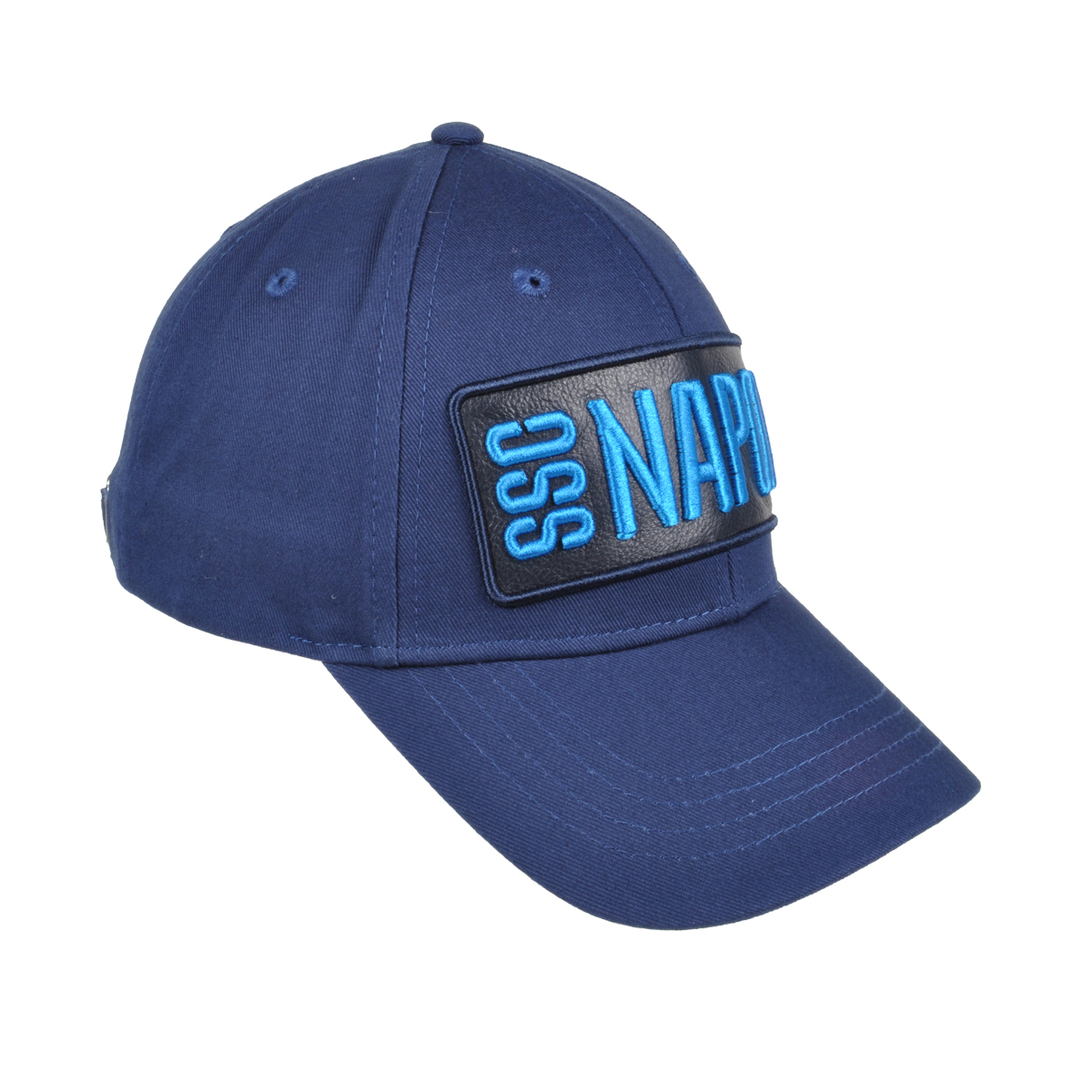 CAPPELLO BASEBALL PATCH PELLE RICAMO 100%CO Enzo Castellano SSC NAPOLI