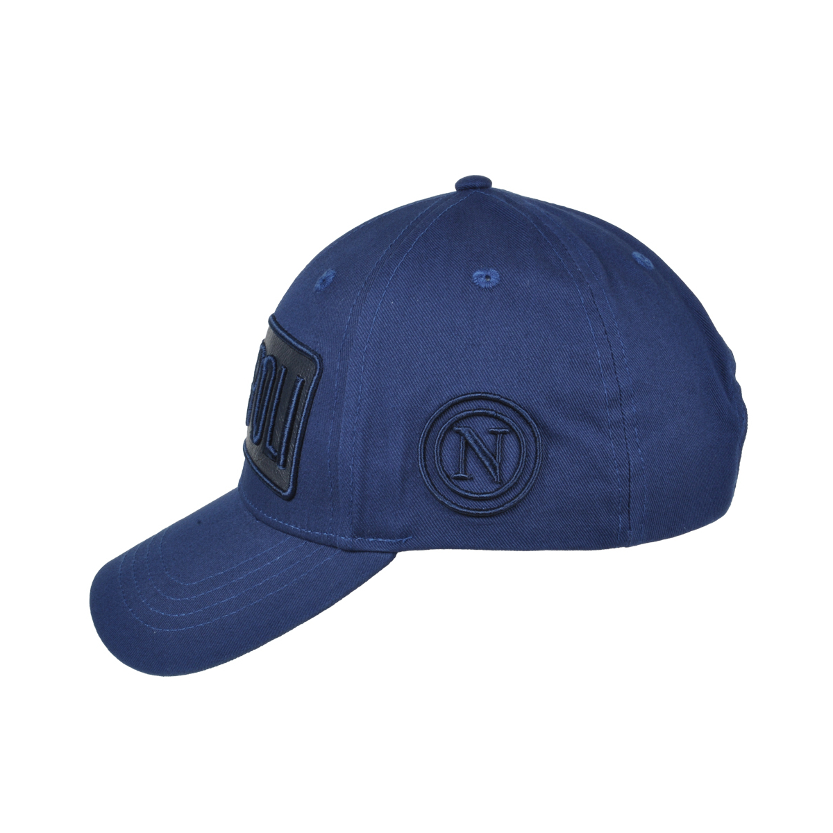 CAPPELLO BASEBALL PATCH PELLE RICAMO 100%CO Enzo Castellano SSC NAPOLI