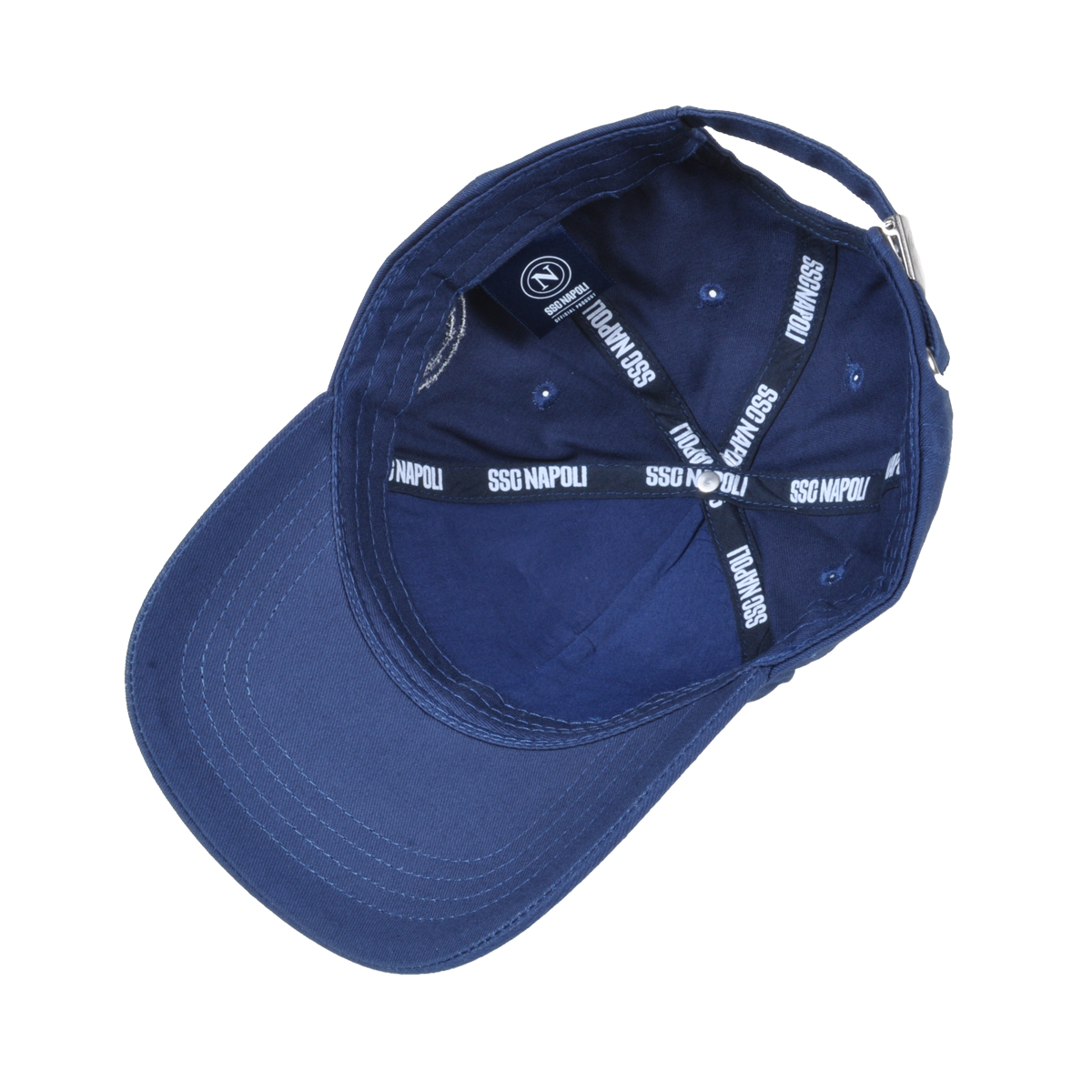 CAPPELLO BASEBALL PATCH PELLE RICAMO 100%CO Enzo Castellano SSC NAPOLI