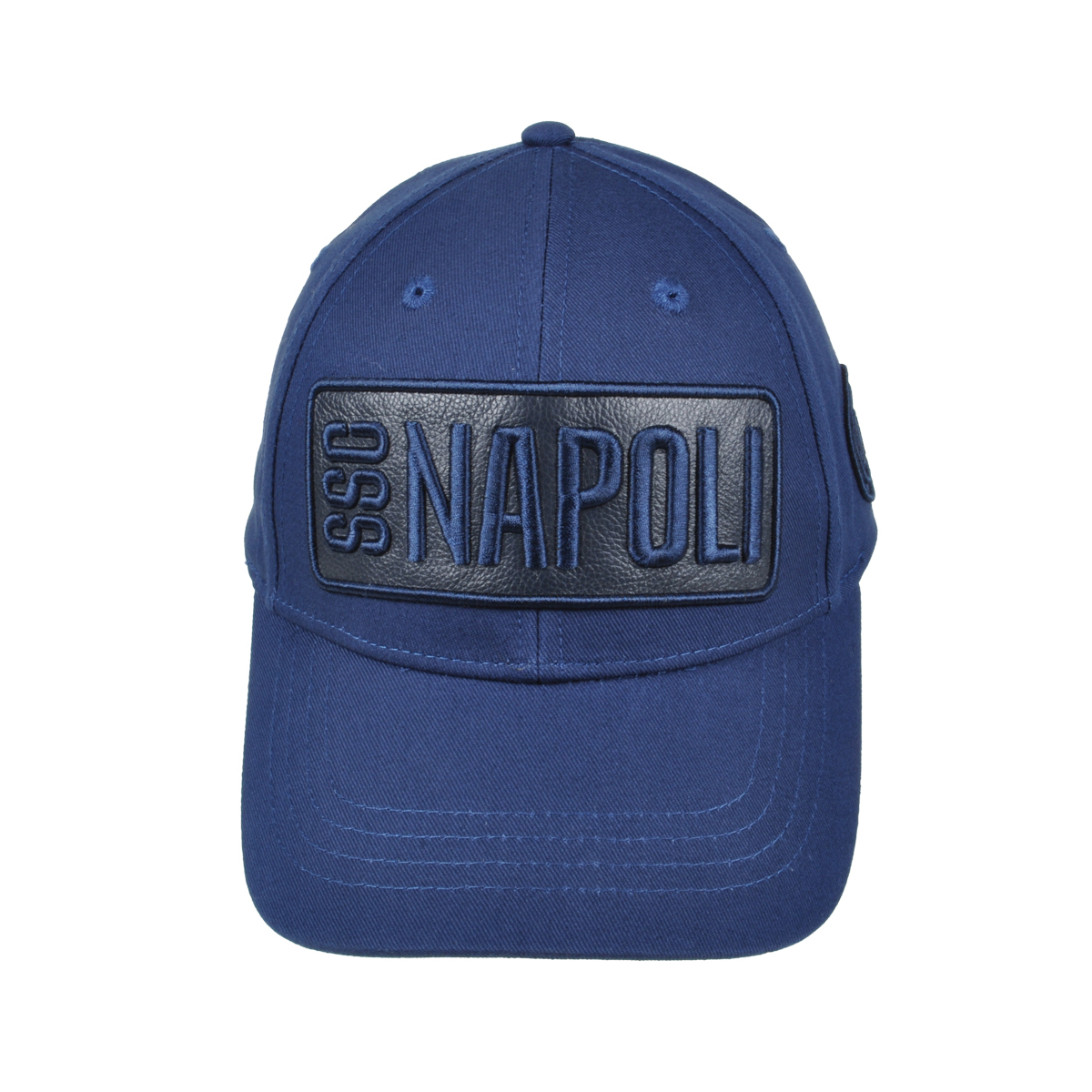 CAPPELLO BASEBALL PATCH PELLE RICAMO 100%CO Enzo Castellano SSC NAPOLI