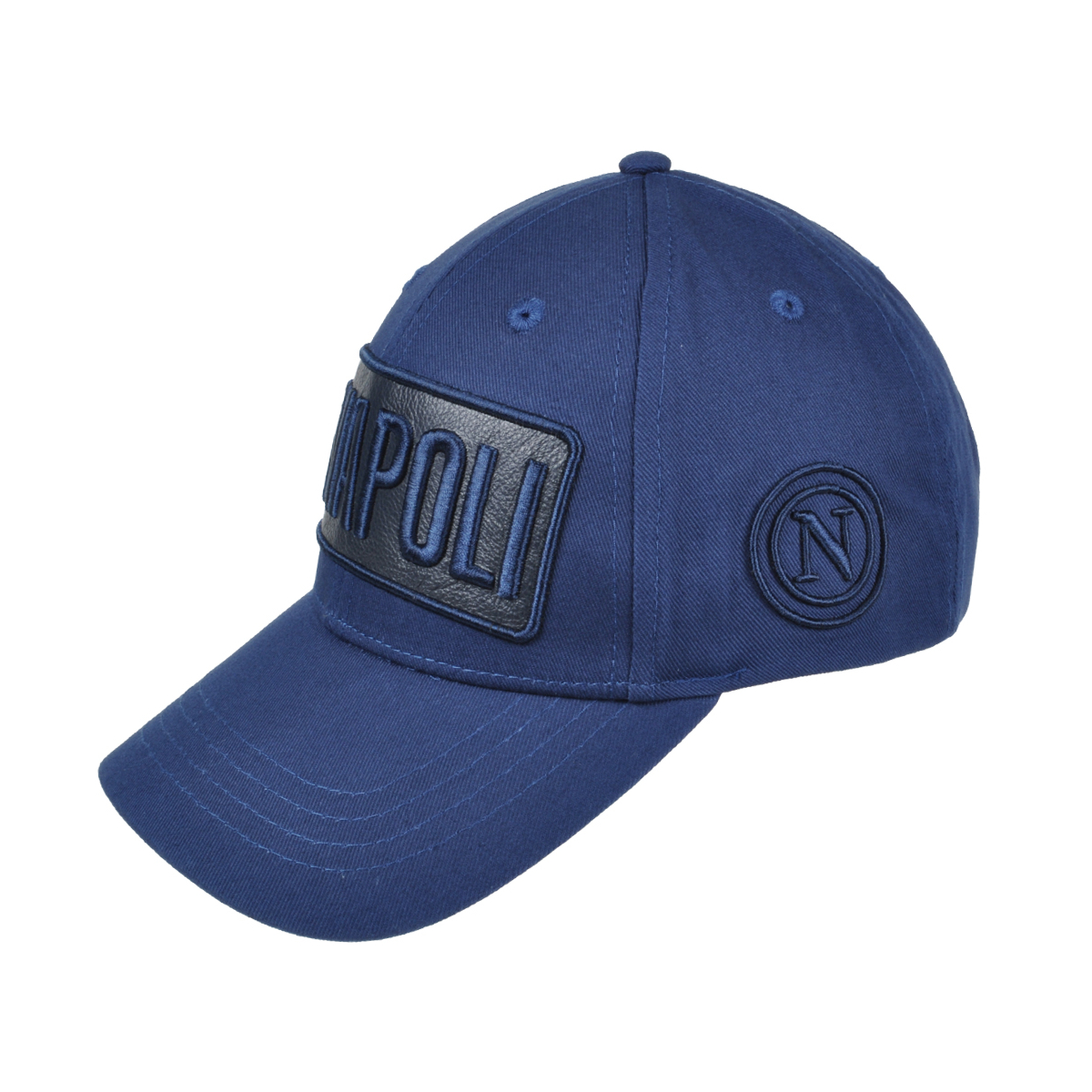 CAPPELLO BASEBALL PATCH PELLE RICAMO 100%CO Enzo Castellano SSC NAPOLI