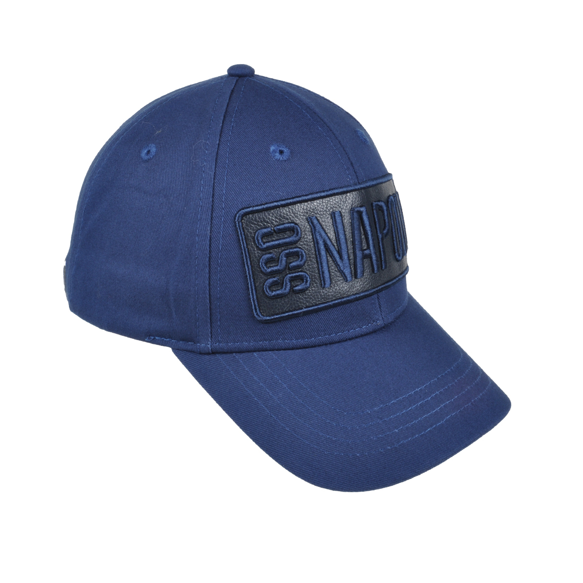 CAPPELLO BASEBALL PATCH PELLE RICAMO 100%CO Enzo Castellano SSC NAPOLI