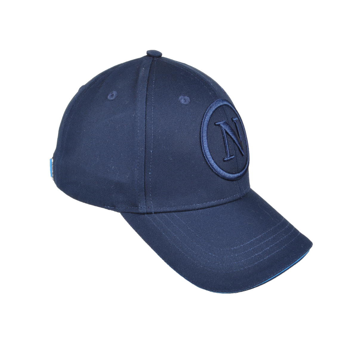 Cappello Baseball Junior Blu Tono A Tono 100%co Enzo Castellano Ssc Napoli - Imma Italy