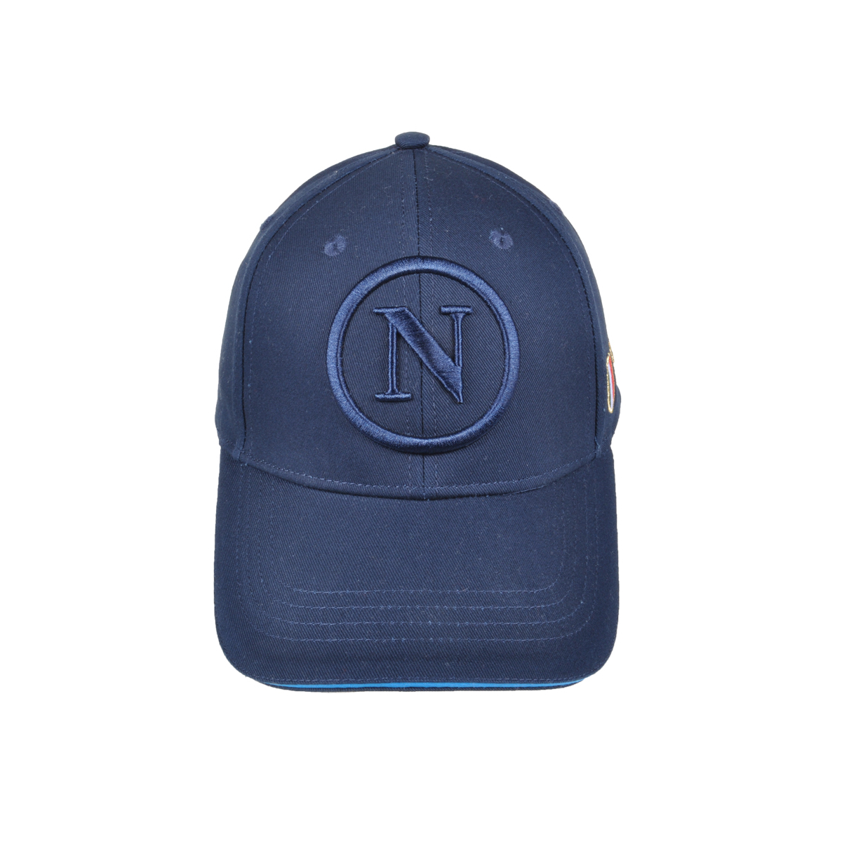 Cappello Baseball Junior Blu Tono A Tono 100%co Enzo Castellano Ssc Napoli - Imma Italy