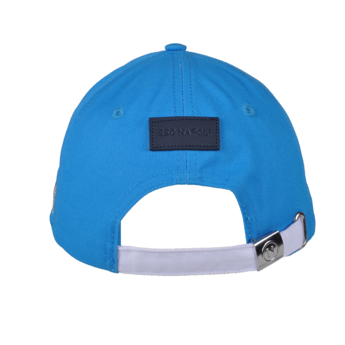 Cappello Baseball Junior Azzurro Tono A Tono 100%co Enzo Castellano Ssc Napoli - Imma Italy 2