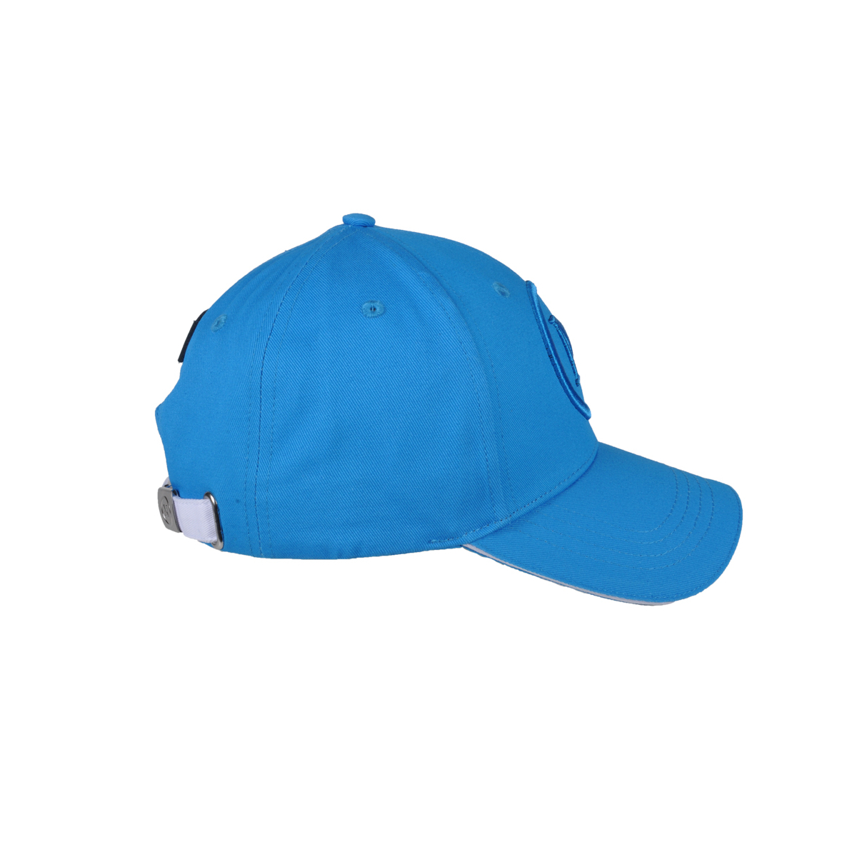 Cappello Baseball Junior Azzurro Tono A Tono 100%co Enzo Castellano Ssc Napoli - Imma Italy
