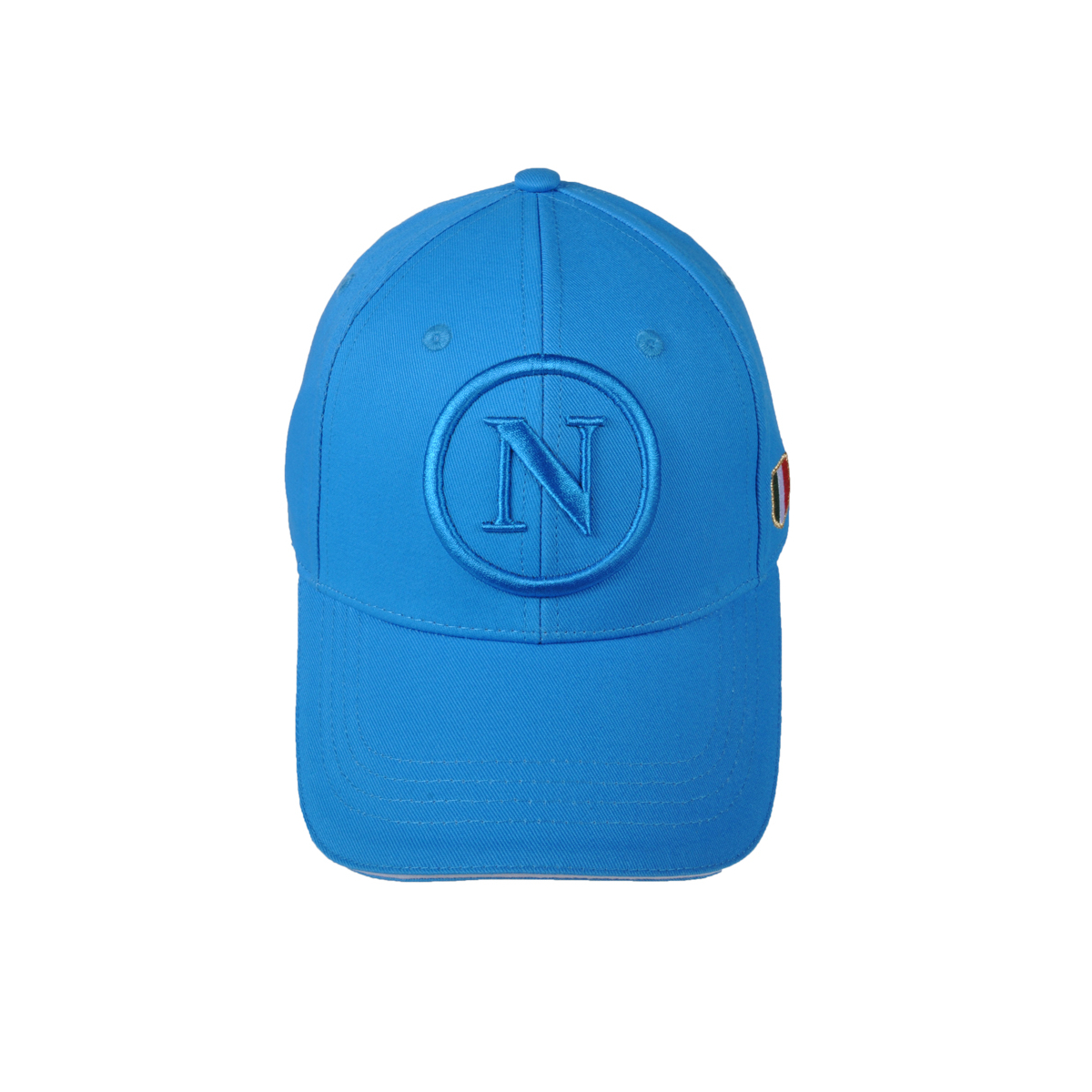 Cappello Baseball Junior Azzurro Tono A Tono 100%co Enzo Castellano Ssc Napoli - Imma Italy