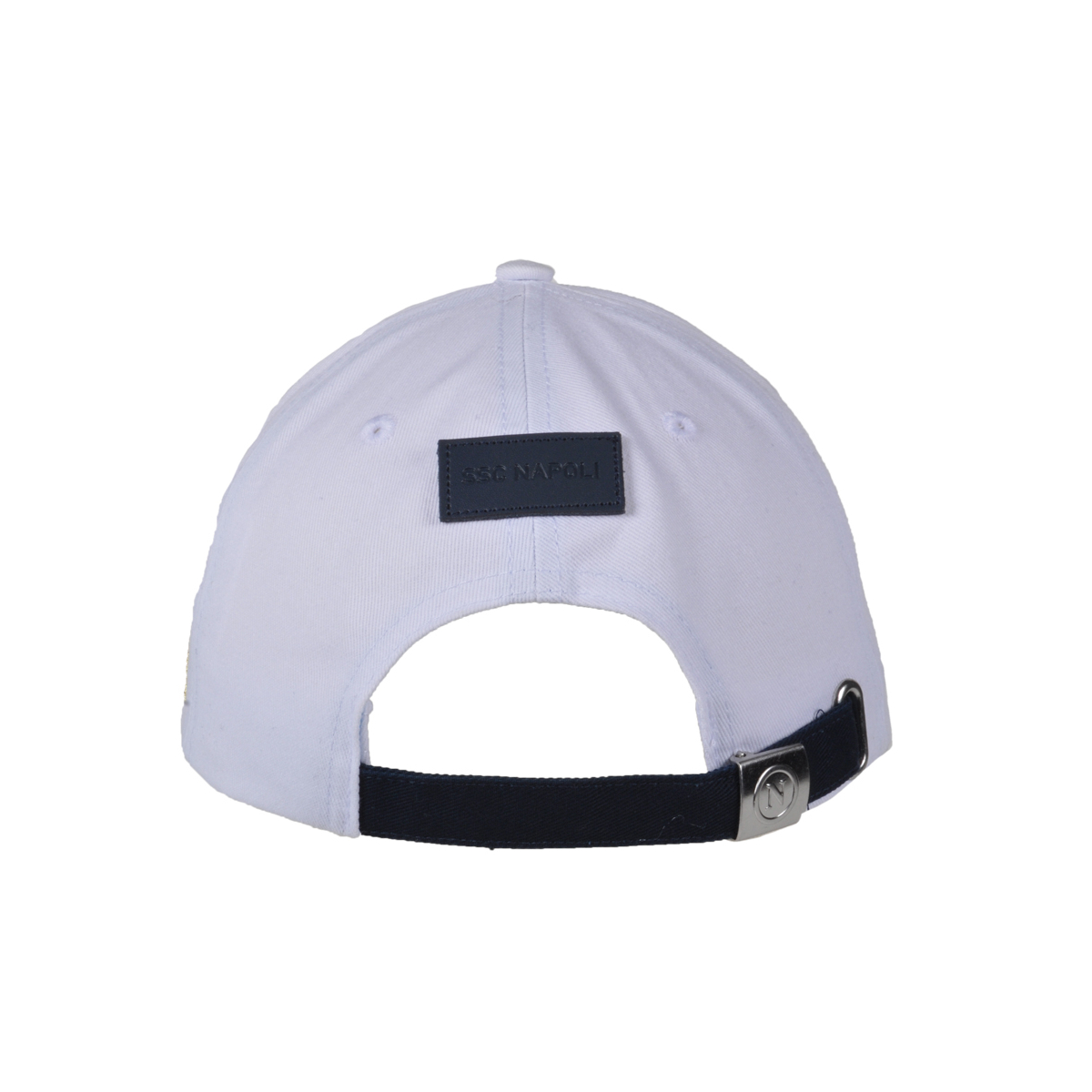 Cappello Baseball Adulto Bianco Tono A Tono 100%co Enzo Castellano Ssc Napoli - Imma Italy