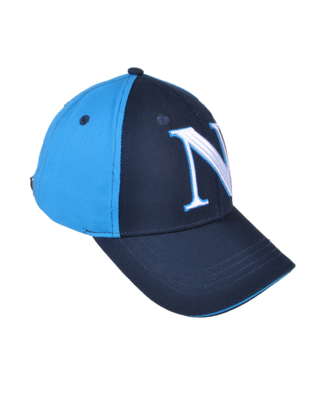 Cappello Baseball Junior Blu/azzurro 100%co Enzo Castellano Sscn Napoli - Imma Italy