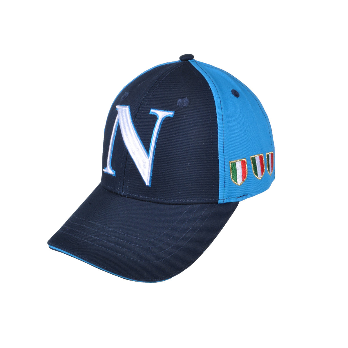 Cappello Baseball Junior Blu/azzurro 100%co Enzo Castellano Sscn Napoli - Imma Italy