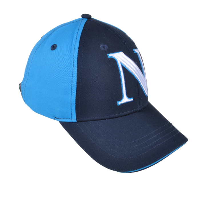 Cappello Baseball Adulto Blu/azzurro 100%co Enzo Castellano Ssc Napoli - Imma Italy 2