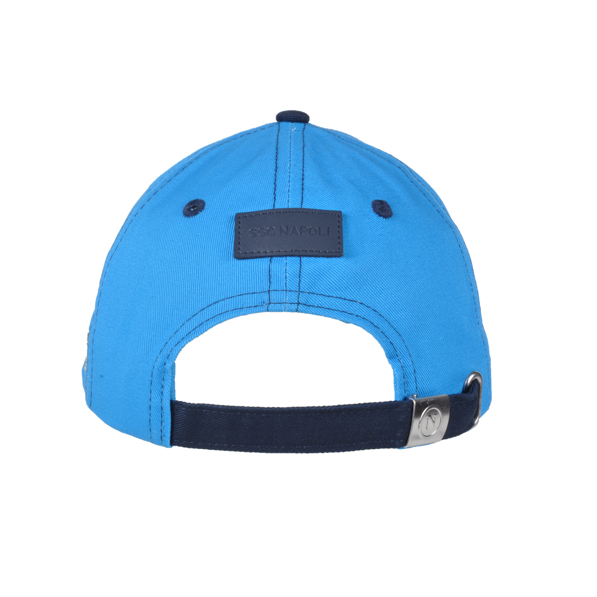 Cappello Baseball Adulto Blu/azzurro 100%co Enzo Castellano Ssc Napoli - Imma Italy