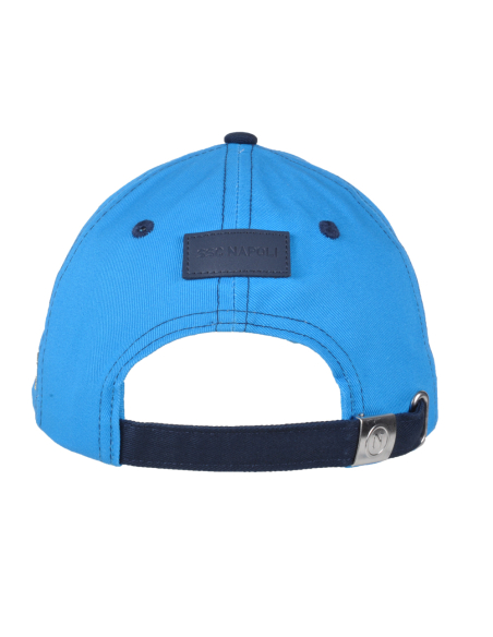 Cappello Baseball Adulto Blu/azzurro 100%co Enzo Castellano Ssc Napoli - Imma Italy