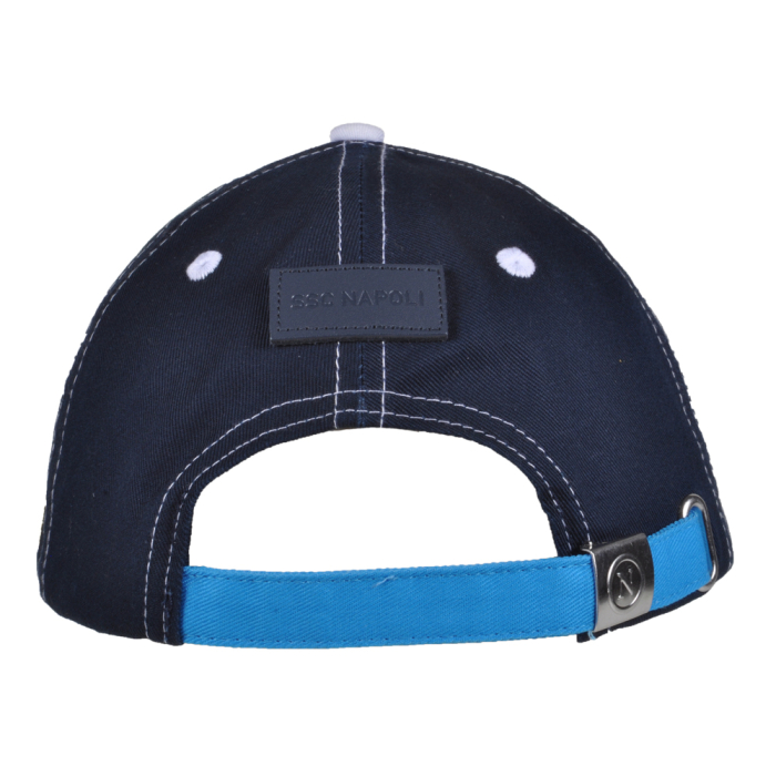Cappello Baseball Junior Bianco/blu 100%co Enzo Castellano Ssc Napoli - Imma Italy 2