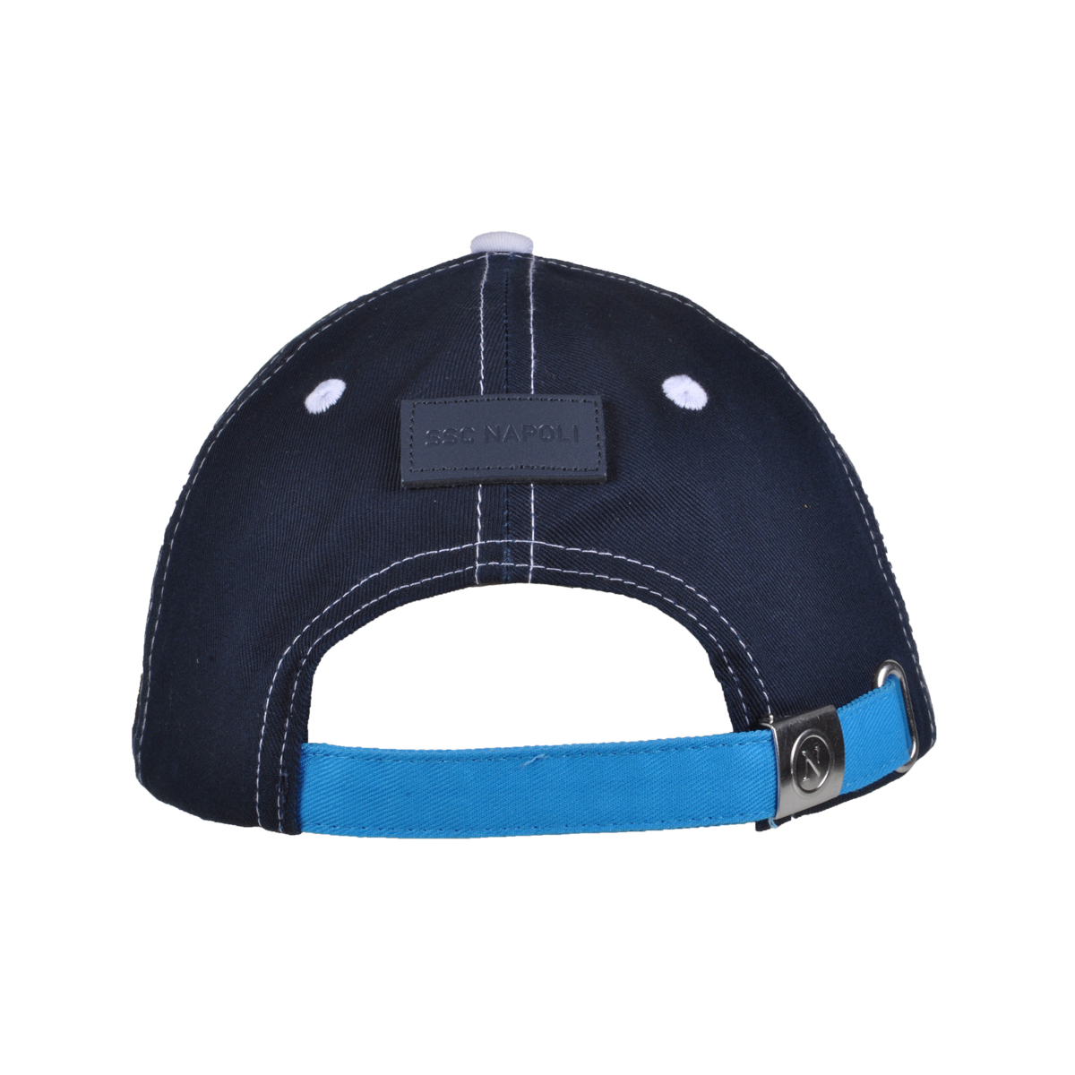 Cappello Baseball Junior Bianco/blu 100%co Enzo Castellano Ssc Napoli - Imma Italy