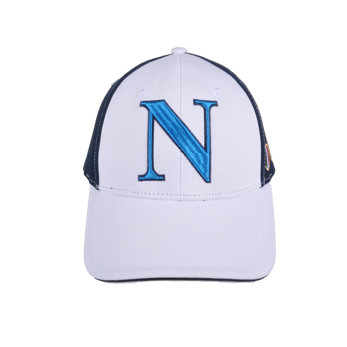 Cappello Baseball Junior Bianco/blu 100%co Enzo Castellano Ssc Napoli - Imma Italy