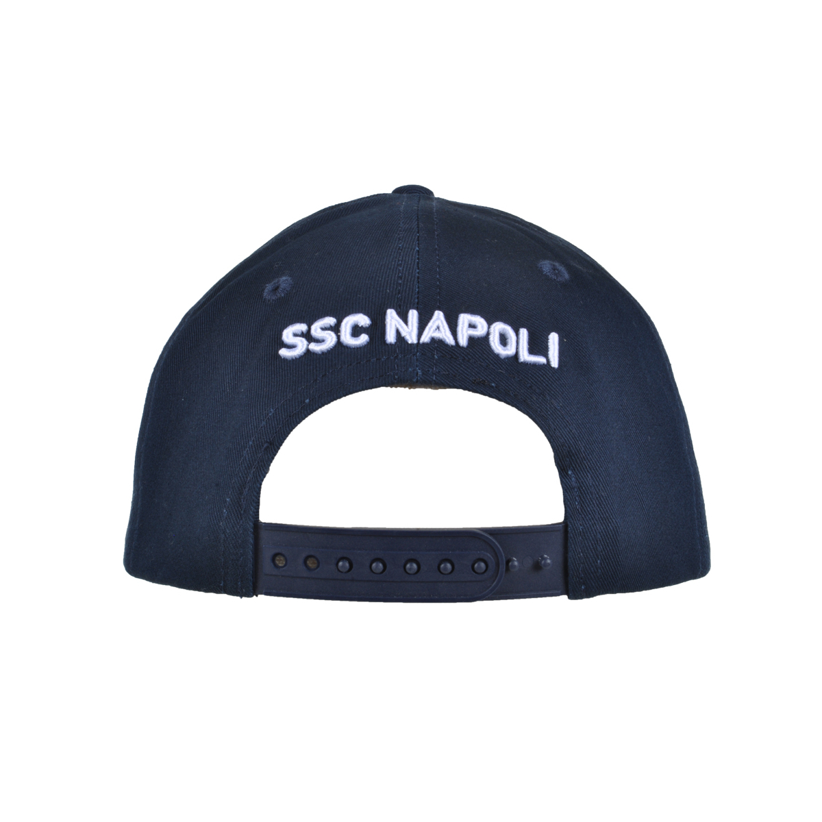 Cappello Baseball Adulto Blu Visiera Piatta 100%co Enzo Castellano Ssc Napoli - Imma Italy