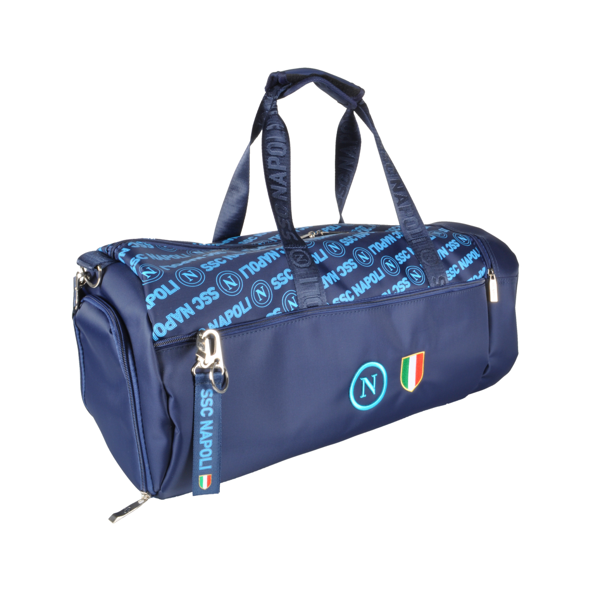 BORSONE STAMPATO BLU RIC AZZURRO 100% PL Enzo Castellano SSC NAPOLI