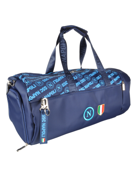 BORSONE STAMPATO BLU RIC AZZURRO 100% PL Enzo Castellano SSC NAPOLI