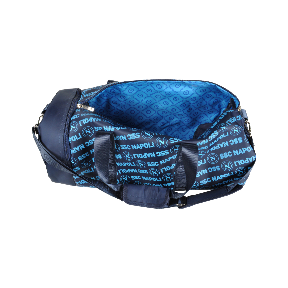 BORSONE STAMPATO BLU RIC AZZURRO 100% PL Enzo Castellano SSC NAPOLI