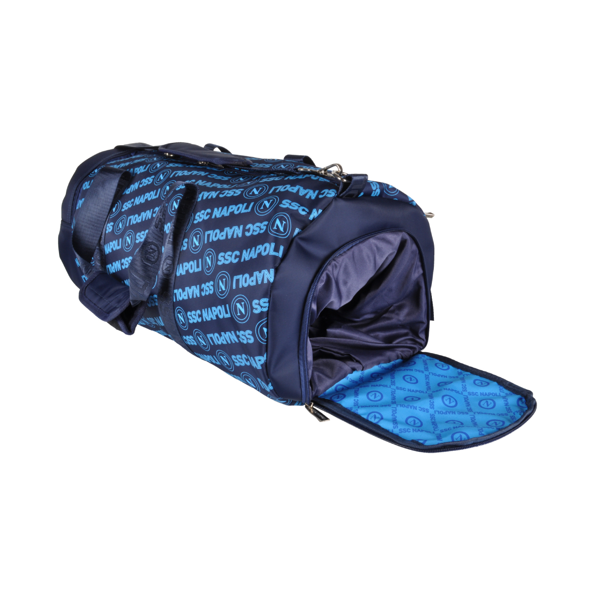 BORSONE STAMPATO BLU RIC AZZURRO 100% PL Enzo Castellano SSC NAPOLI