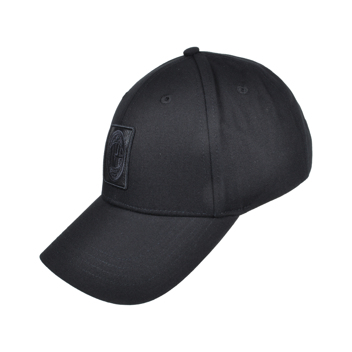 CAPPELLO BASEBALL PATCH PELLE E RICAMO 100%CO MILAN