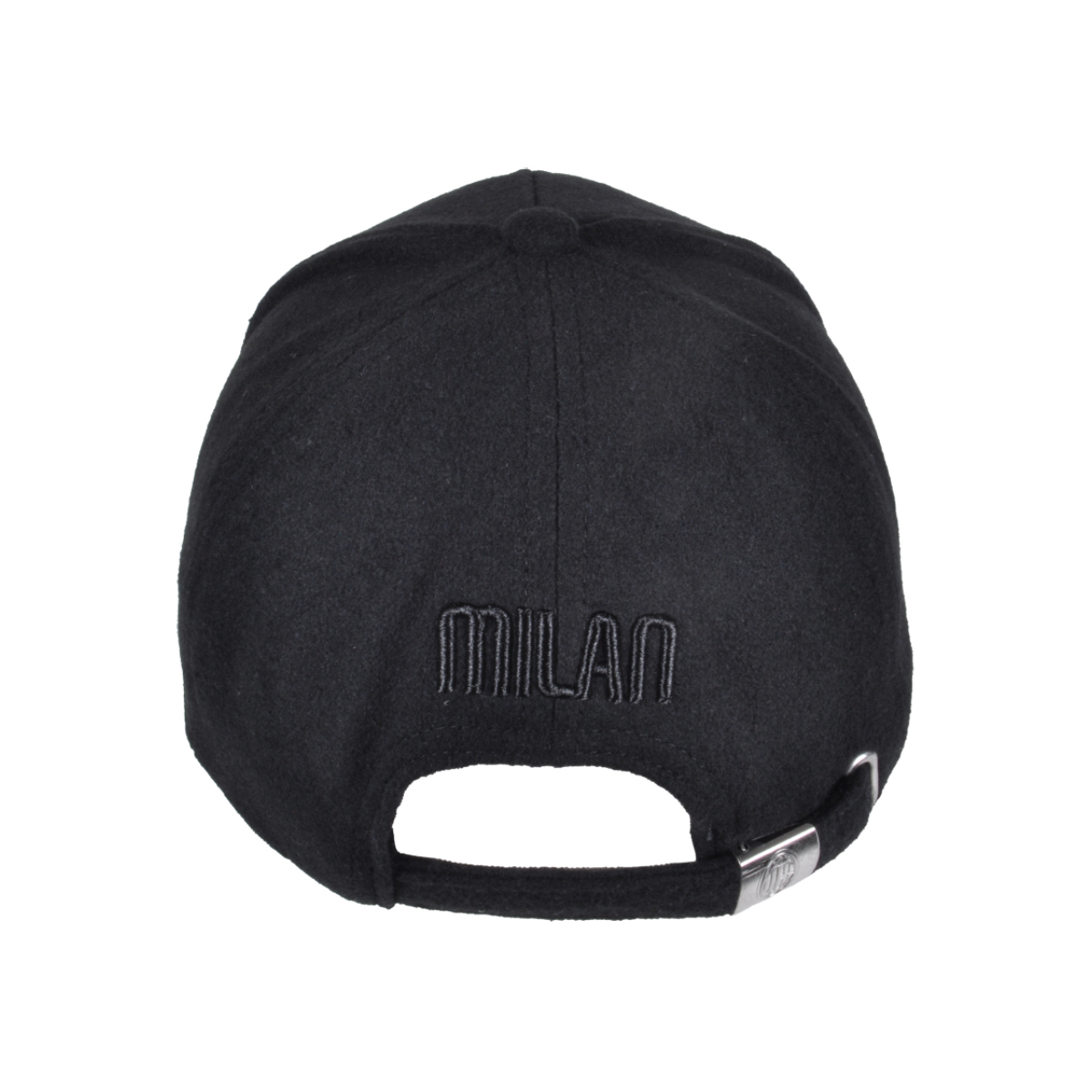 CAPPELLO BASEBALL FELTRO RICAMO ROSSO 100%PL MILAN