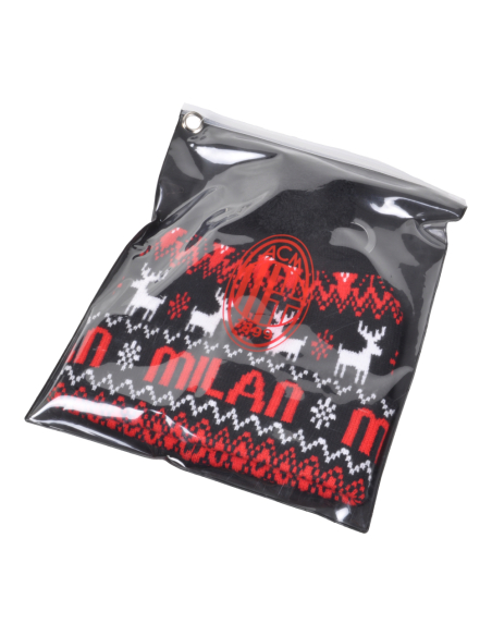 CAPPELLO PONPON JACQUARD PATCH PELLE 52%VI 30%PL 18%PA MILAN