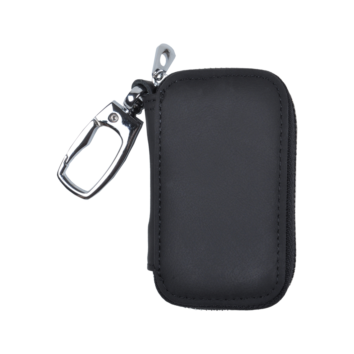 PORTACHIAVI PELLE CON ZIP Est.100%PELLE Int.100%PU ITALIA