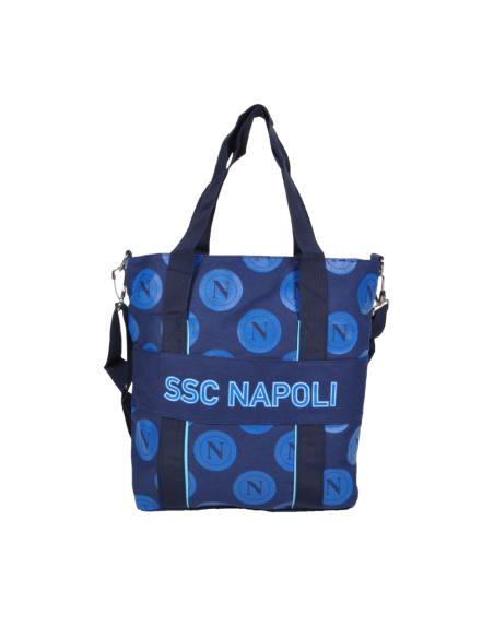 Borsa Shopping Canvas 85%pl 15%co Enzo Castellano Ssc Napoli - Imma Italy