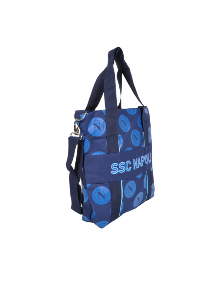 Borsa Shopping Canvas 85%pl 15%co Enzo Castellano Ssc Napoli - Imma Italy