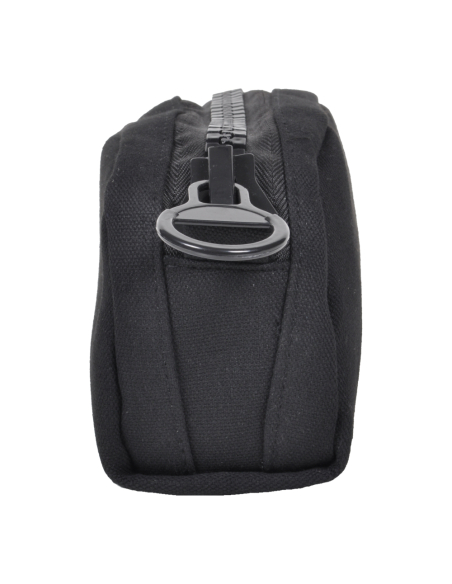 POCHETTE CANVAS BIG CON ZIP GRANDE 80% PL 20%CO ROMA