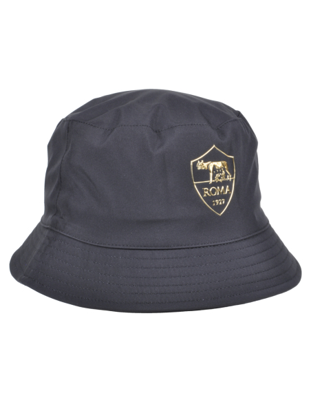 CAPPELLO PESCATORE NYLON DOUBLE FACE LOGO METAL 100%PL ROMA