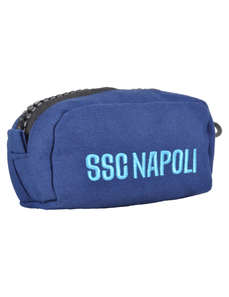 POCHETTE CANVAS SMALL CON ZIP GRANDE 80%PL  20%CO Enzo Castellano SSC NAPOLI