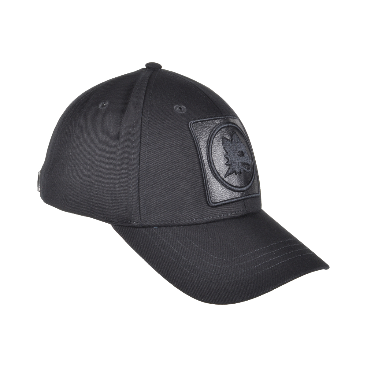 CAPPELLO BASEBALL PATCH PELLE RICAMO 100%CO ROMA