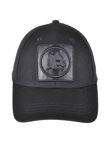 CAPPELLO BASEBALL PATCH PELLE RICAMO 100%CO ROMA