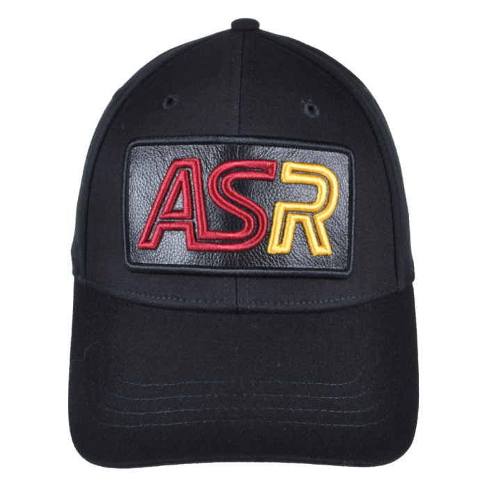 CAPPELLO BASEBALL PATCH PELLE RICAMO 100%CO ROMA