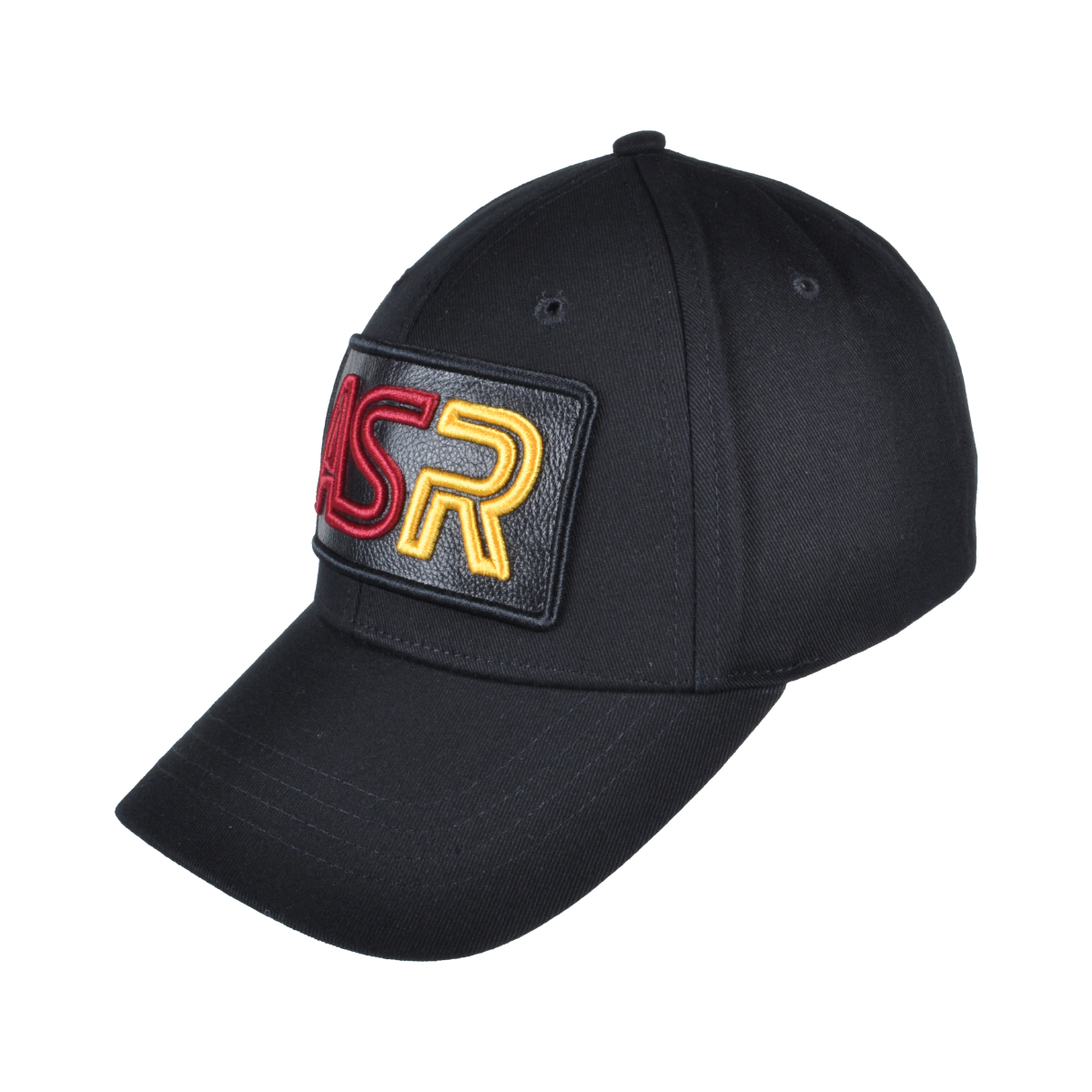 CAPPELLO BASEBALL PATCH PELLE RICAMO 100%CO ROMA