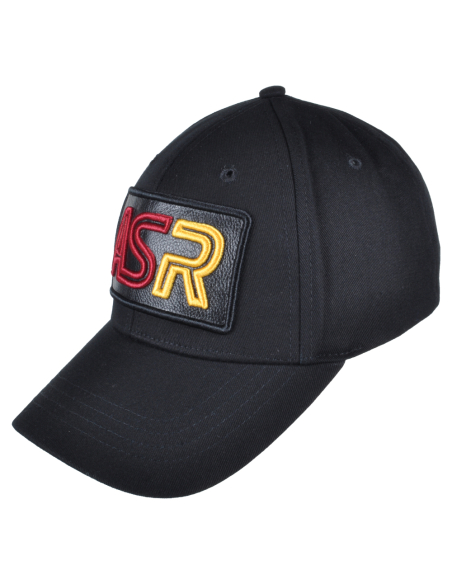 CAPPELLO BASEBALL PATCH PELLE RICAMO 100%CO ROMA