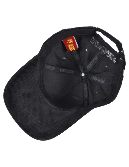 CAPPELLO BASEBALL PATCH PELLE RICAMO 100%CO ROMA