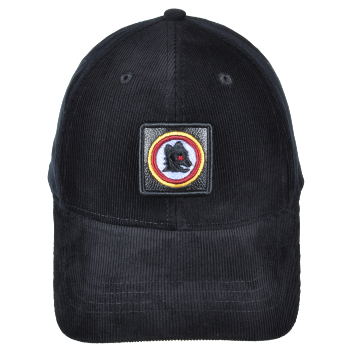CAPPELLO BASEBALL PATCH PELLE RICAMO 100%CO ROMA