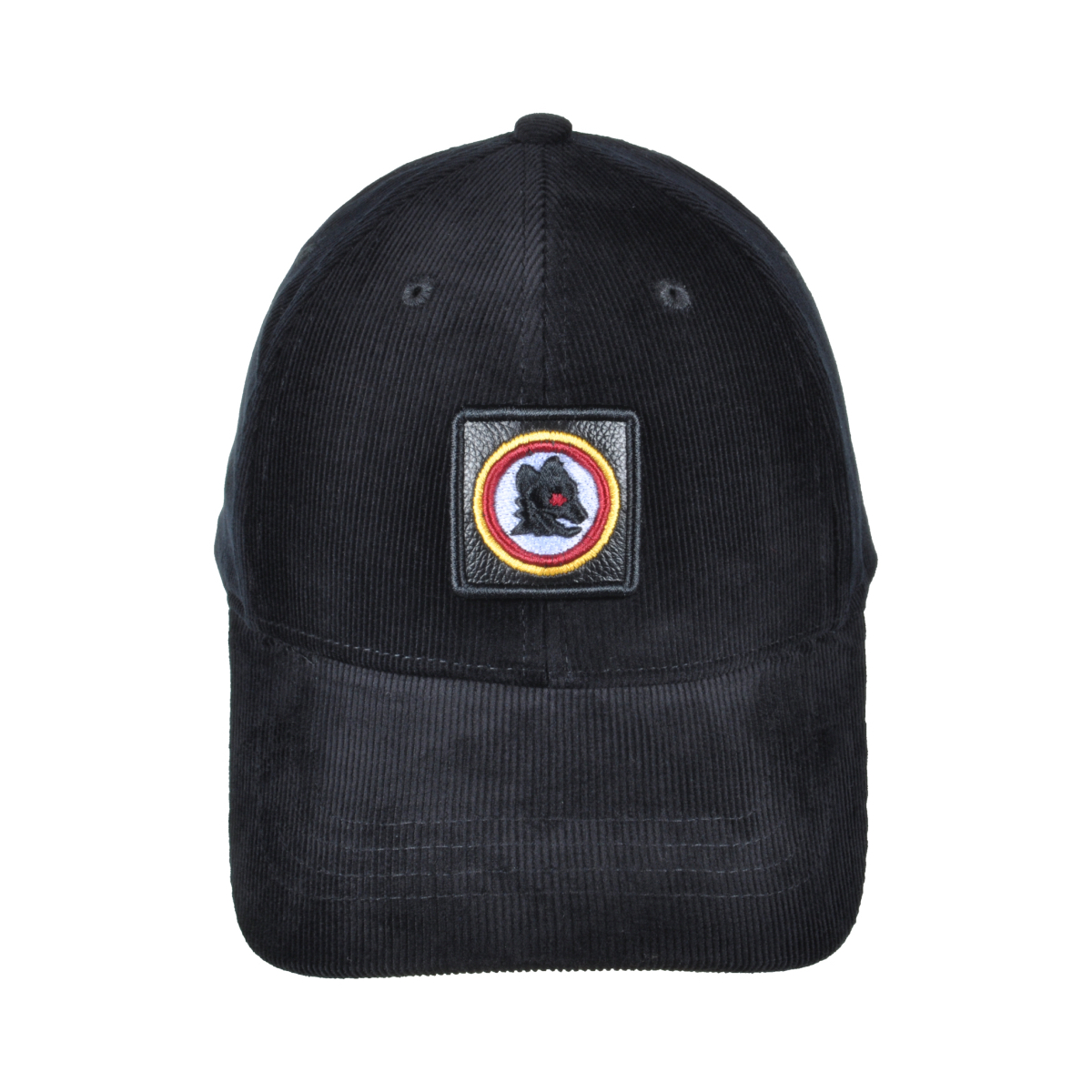 CAPPELLO BASEBALL PATCH PELLE RICAMO 100%CO ROMA