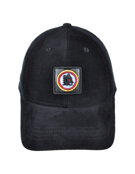 CAPPELLO BASEBALL PATCH PELLE RICAMO 100%CO ROMA