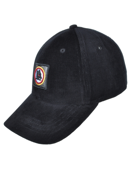 CAPPELLO BASEBALL PATCH PELLE RICAMO 100%CO ROMA